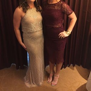 Sequin Embellished Gown